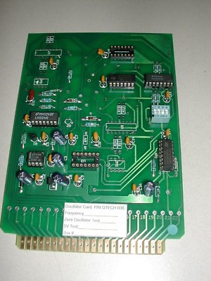 QTECH OSCILLATOR CARD Control Module Circuit Board QTECH-030 USED (C41)