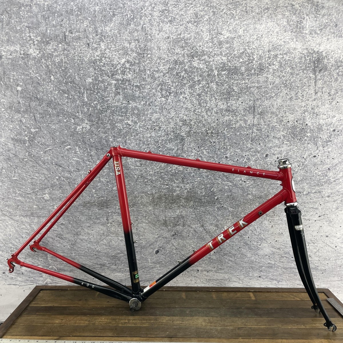 Vintage Trek Elance Road Bike Frame 52cm Reynolds 531 Steel Made