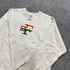 VTG San Francisco Sweatshirt Men's XL Fruit Of The Loom Cotton Embroidered