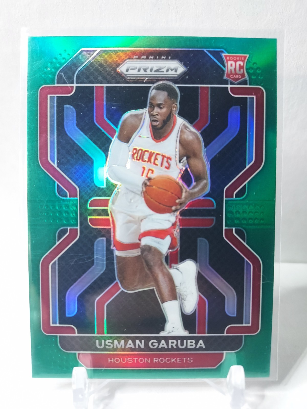 2021-22 Panini Prizm - Usman Garuba #321 Green Prizm (RC)