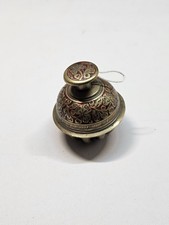 Vintage India Brass Enameled Temple Claw Ringing Bell Decorative