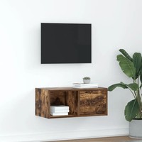 Tv-Schrank RäUchereiche 60X31X25,5 Cm Holzwerkstoff