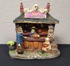 Halloween Decor Hazel's Health Store Light Up Halloween Village Decor