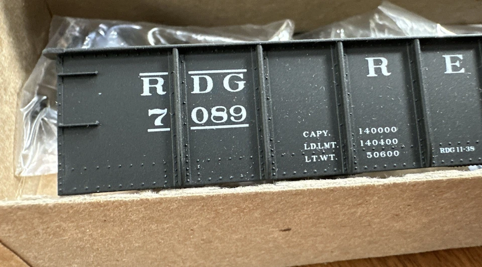Accurail HO Kit #37444 3 Pack 41’ Steel Gondola Reading RR 7342/6954/7089 NOS NY - Image 3 of 4