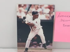 Melvin Mora Autographed Baseball Card