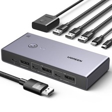 UGREEN DisplayPort KVM Switch DP 1.4 8K 4 USB...