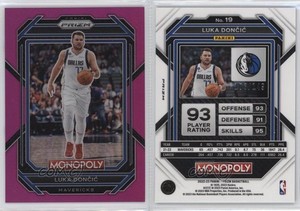 2022-23 Panini Prizm Monopoly Pink Prizm /149 Luka Doncic #19