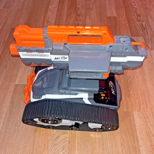 NERF TERRASCOUT 中古 Nerf Terrascout Recon Complete! Gray. 18 Rd Mag! 20 New Darts