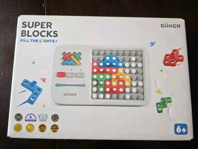 GiiKER Super Blocks Puzzle Game, 1000+ Leveled Up Electronic Brain Game for Kids