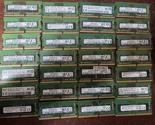 LOT OF 28 8GB DDR4 Laptop RAM SAMSUNG HYNIX MICRON SODIMM