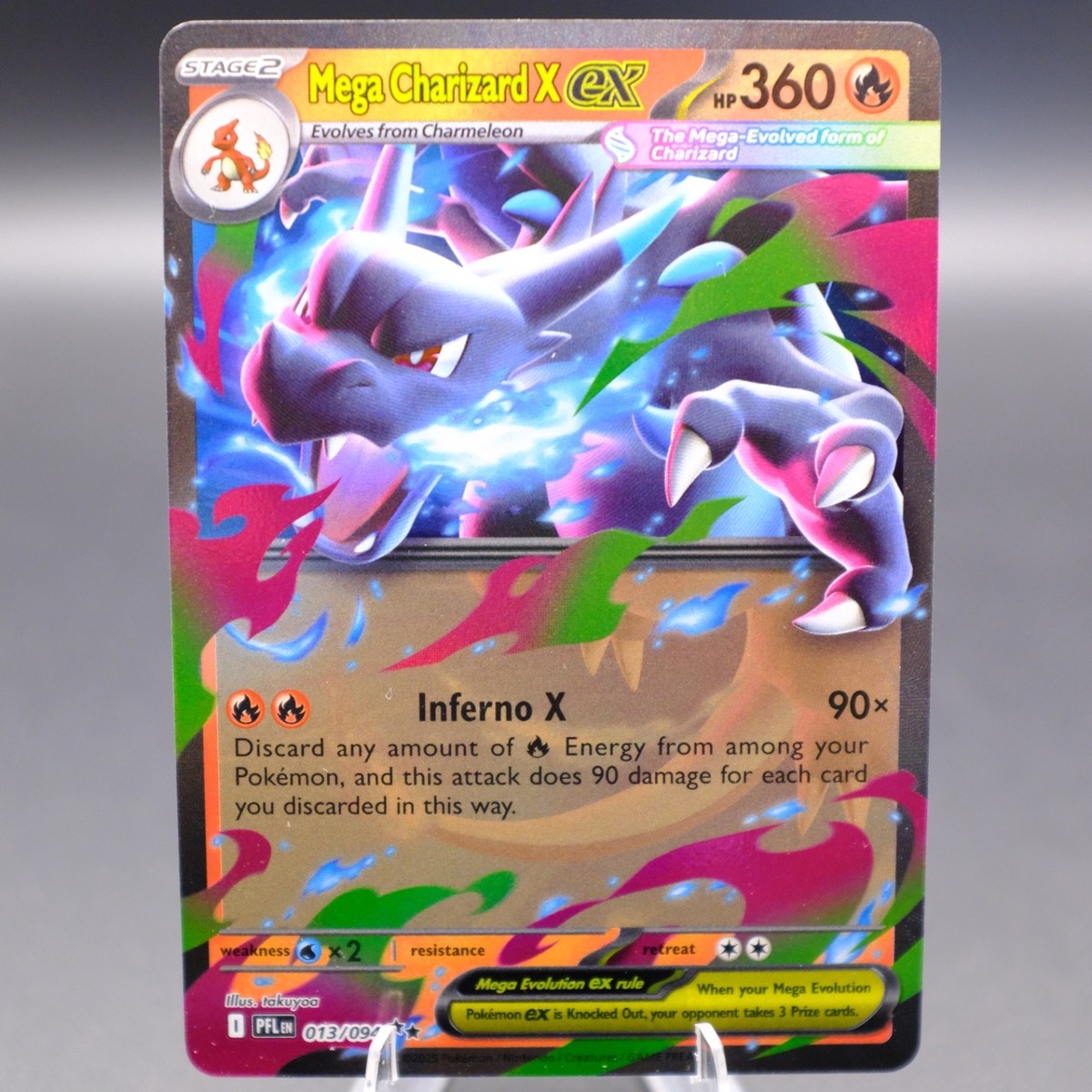 pokemon cards mega charizard gx Mega Charizard X ex SAR PSA TAG Beckett main image 0