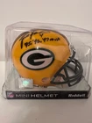 Brett Favre Green Bay Packers Mini Helmet Autographed Inscribed 95 96 97 MVP #4