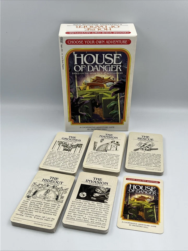 House of Danger - A Choose Your Own Adventure Strategy Board Game Z-Man Games - Image 4 of 4