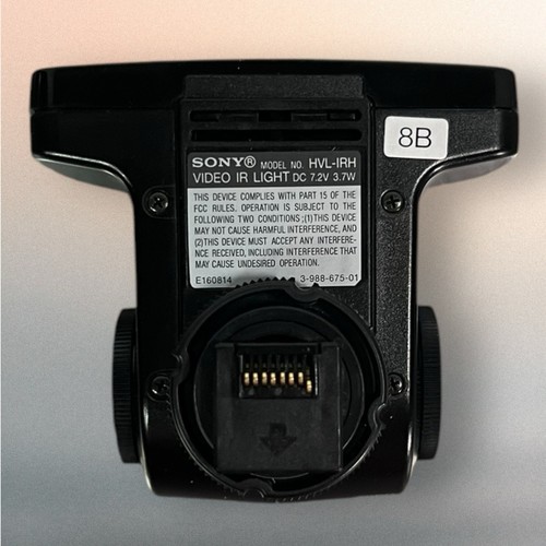 Handycam vintage Sony HVL-IRH video luce IR funzionante. Testato - Foto 6 di 7