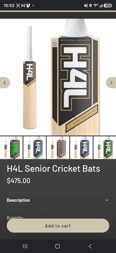 H4L Cricket Bat - Grade 1
