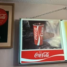 VTG Coke Coca-Cola Litho Sign Menu Board Diner Insert picture