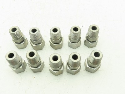 EGE14S1/2NPTCF EO 24° DKO Swivel Connector 1/2'' NPT x 14mm Tube M22  Lot of 10