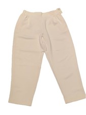 A New Day Women's High-rise Wide Leg Cropped Pants - Cream