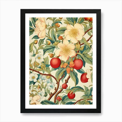 Victorian Wallpaper 1 Art Print Framed Wall Art Poster Canvas Print Picture