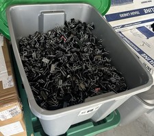 Medium Binder Clips 1.25 Inch Paper Clamps Office School Supplies 1 Lb Bags