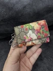 Étui à clés GUCCI GG Blooms Supreme Monogram Blooms 6 porte clés étui