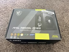 MSI MAG A850GL PCIE5 850W ATX 3.1 Power Supply PCIe 5.1 80 Plus Gold Black