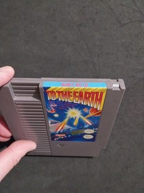 To The Earth Nintendo NES PAL A Mattel GBR Used Only Cartridge