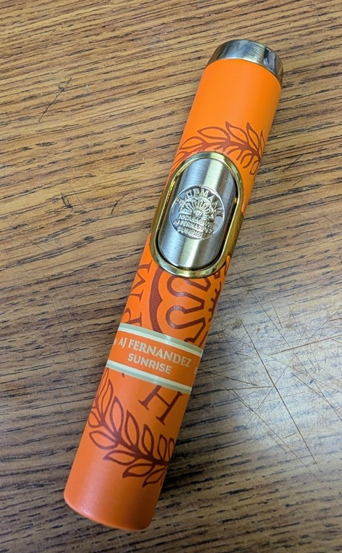 H. Upmann Sunrise by AJ Fernandez triple flame torch lighter