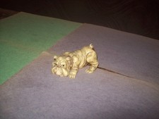 FRIENDLY BULLDOG STONE FIGURINE