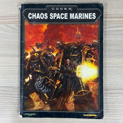 WARHAMMER 40K 40,000 CODEX CHAOS SPACE MARINES 2002 3RD EDITION