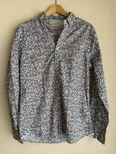 Scotch & Soda Men's Long Sleeve Floral Print Button Up Shirt Size L Slim NWT