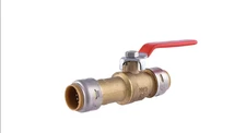 SharkBite Max 3/4 in. Brass Push-to-Connect Slip Ball Valve