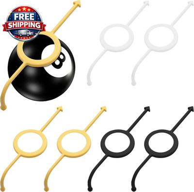 6 Pcs Precision Pool Shot Aiming Aid, Billiards Aiming Aid, Cue Shot Aiming Aid