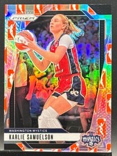 2024 WNBA Logo Prizm Karlie Samuelson Mystics