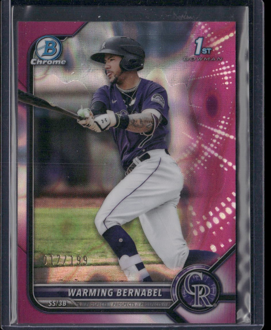 Warming Bernabel 2022 Bowman #BCP-46 #/199 Colorado Rockies