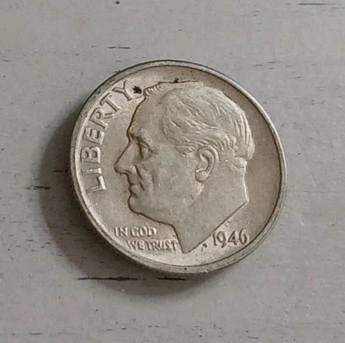 1946-S XF Roosevelt 90% Silver Dime ~ Free Shipping! #1