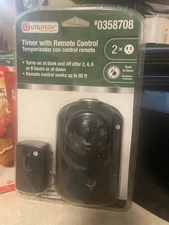 Outdoor Timer Control Outlets with Remote Dusk to Dawn 0358708 UTILITECH