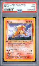 2001 Pokemon Neo Revelation 1st Edition 17 Entei PSA 9 173862808