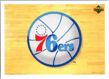1991-92 Upper Deck International Italian Team Logo: Philadelphia 76ers