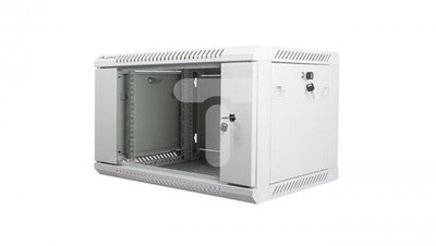 Szafka serwerowa wisząca 19'' 6U 600x450 szara LANBERG /do zmontowania