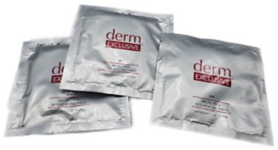 Derm Exclusive Micro Peel Resurfacing Pads+Bag (3 Packs, 45 Pads Total)-New