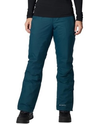 Columbia TEAL/NIGHT WAVE OMNI SHIELD ACTIVE FIT SNOW PANTS X-SMALL