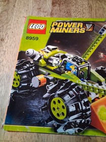 LEGO 8959 Power Miners Claw Digger Instruction Manual Mars Mission No Bricks