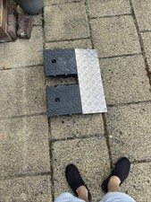 Lightweight Aluminium Wheelchair Mobility Scooter Threshold Door Ramp Bridge
