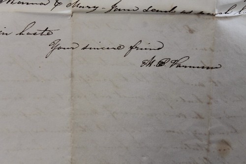 1830 Letter Harriet Stark Pembroke N.H. Daughter of Major Caleb Stark - Picture 14 of 14