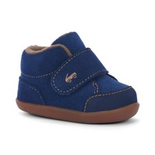New See Kai Run Casey Mini navy suede high top early walker shoes, size 3.5,NWT