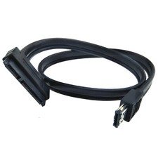 SATA to eSATA USB Cable Data Power 12V 5V Wire for 2.5 inch Hard Drive 22pin HDD