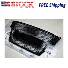 Honeycomb Sport Mesh RS4 Style Hex Grille Grill Black For 09-12 Audi A4/S4 B8 8T