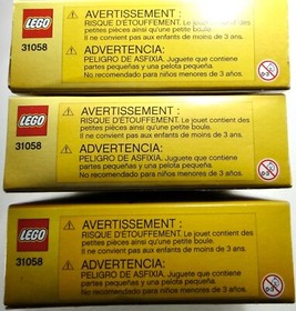 LEGO Creator: 6914 Prehistoric Hunters (No Box) 31058 Dinosaurs x3 (Box Defects)