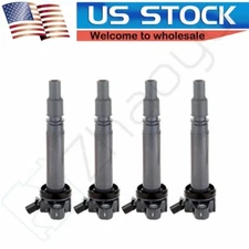 SET OF 4 IGNITION COILS FOR TOYOTA 1.8 L4C1306 90919-02238